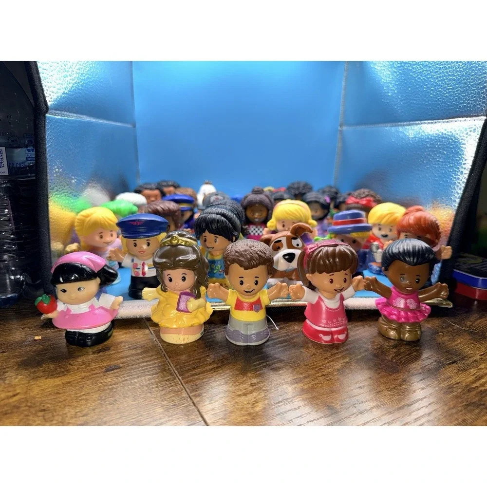 Fisher Price Little People Mixed Lot 31 Figures Dog Police Car Disney DC Encanto